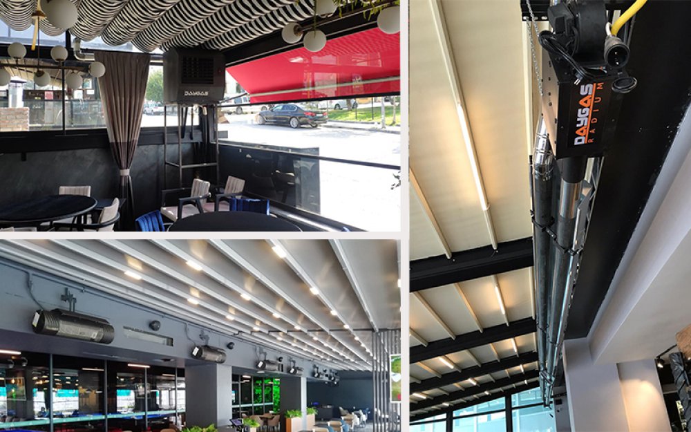 Daygas Radyant Isıtıcıların Kullanım Alanları