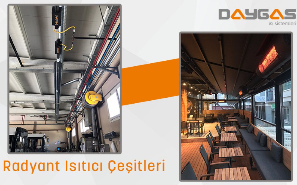 Radyant Isıtıcı Çeşitleri